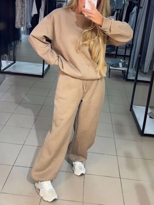 Sparkle Tracksuit Streetwear Lounge Set